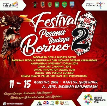 Menyerap Segarnya Energi Berbudaya dari Festival Pesona Budaya Borneo 2