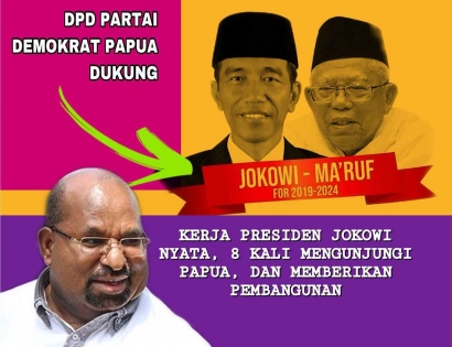 Lukas dan Demokrat Papua Dukung Jokowi