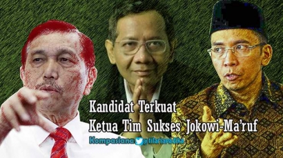 3 Kandidat Terkuat Ketua Tim Sukses Jokowi-Ma'ruf Amin