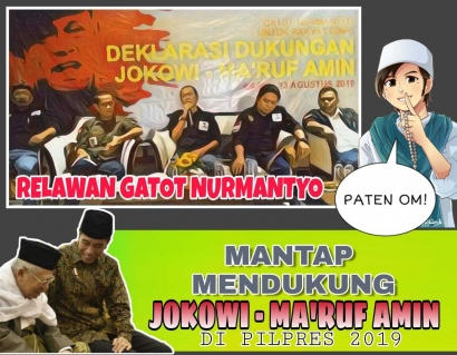 Relawan Gatot Nurmantyo Dukung Jokowi-Ma'ruf