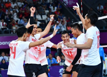 Timnas Voli Putra Indonesia Jaga Rekor Kemenangan atas Thailand dan Lolos Perempatfinal