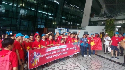 Kisah Patriotik yang Inspiratif dari Ribuan Suporter Bola Vietnam di Asian Games