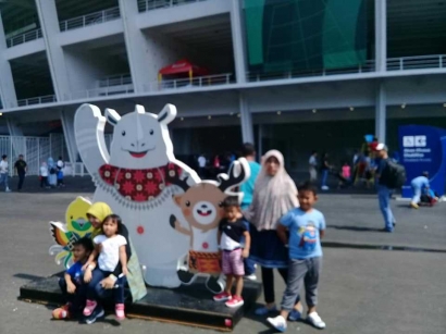 Bersama Anak-Cucu Mencatat Sejarah Hadir di Festival Asian Games 2018, GBK