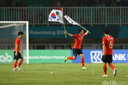 Emas Asian Games 2018, Menyelamatkan Son Heung Min
