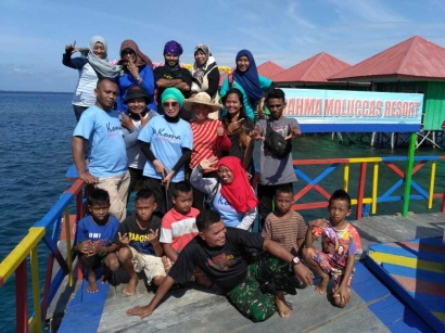 Usai Berbagi Ilmu, KOMA Memilih Bermalam di Rahma Moluccas Resort