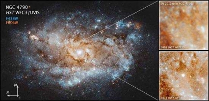 Para Astronom Menyaksikan Kelahiran Bintang Baru dari Ledakan Bintang