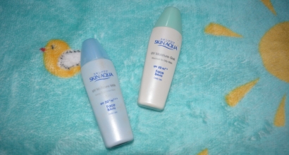 Review Skin Aqua UV Moisture Milk and Gel