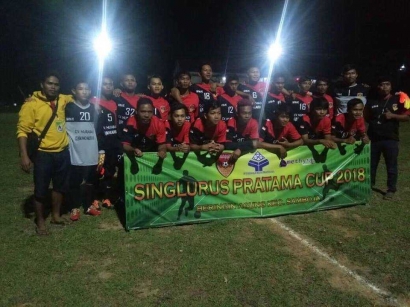 Desa Beringin Agung (Gatra FC) Menjadi Tuan Rumah dalam Singlurus Pratama Cup 2018