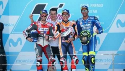 Marquez Jinakkan MotoGP Aragon 2018