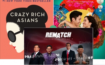 Menonton Pilpres 2019 dengan "Frame" Film "Crazy Rich Asians"