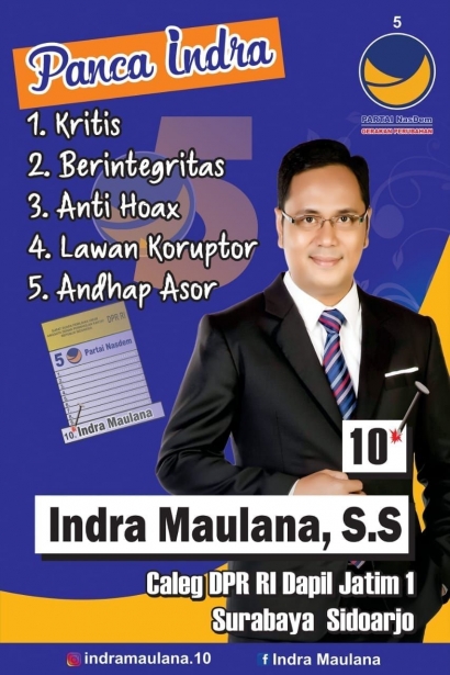 Maju Caleg DPR RI, Berikut Profil Eks Presenter Metro TV Indra Maulana