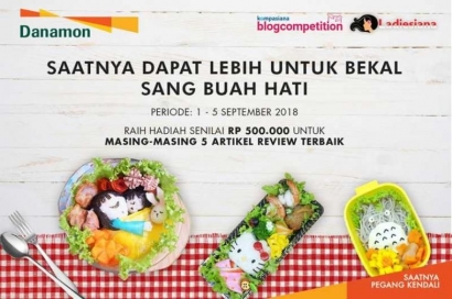 5 Pemenang Blog Competition "Saatnya Dapat Lebih untuk Bekal Sang Buah Hati" Ladiesiana Bento
