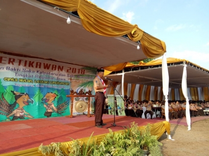 Bambang Hendrayono, Mabisaka Tingkat Nasional Apresiasi Kontingen Jawa Timur Untuk Pertikawan Regional Jawa 2018