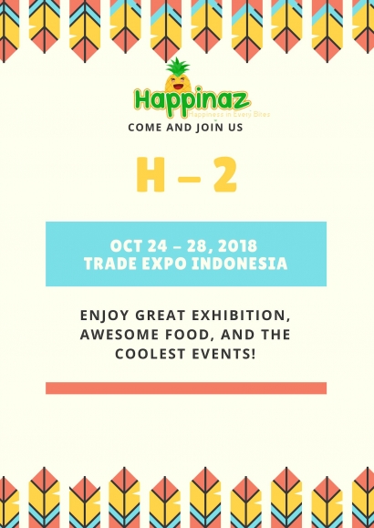 Cemilan Sehat Siap Ramaikan Pameran Trade Expo Indonesia 2018