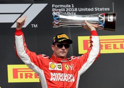 F1 GP Austin (US) 2018, Kado Indah untuk Kimi Raikkonen