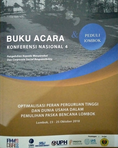 Konferensi Nasional ke-4 PKM dan CSR, Hadir Peduli Korban Gempa di Lombok