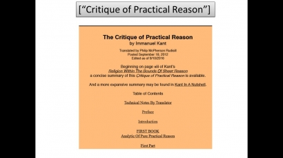 Kant: Critique of Practical Reason [5]