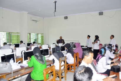 Kemenag Banyuwangi Sukses Gelar Assessment Peningkatan Kompetensi Guru Madrasah  2018