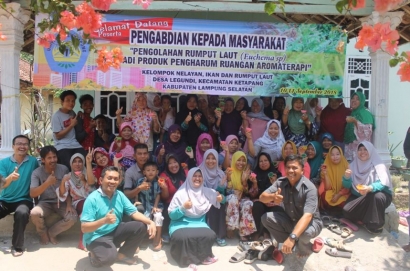 Inovasi Baru, Dosen Universitas Lampung Mengubah Rumput Laut Menjadi Pengharum Ruangan