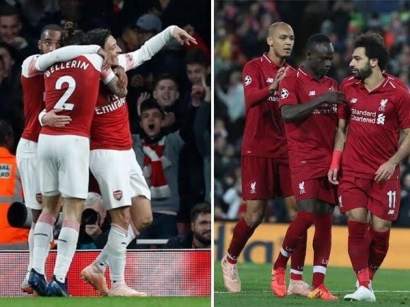 Arsenal dan Liverpool Harus Puas dengan Hasil Imbang
