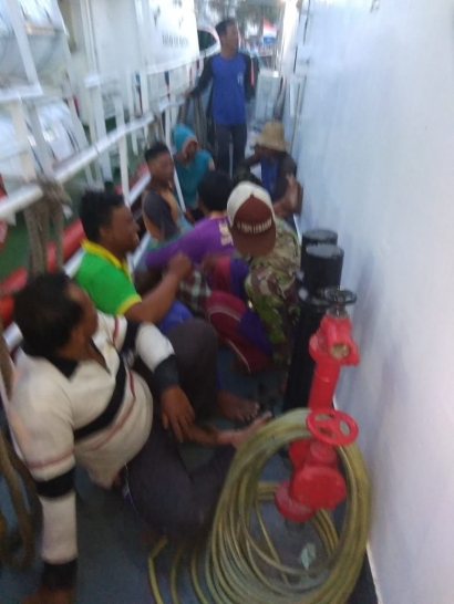 Tiga Belas Nelayan Desa Warulor Diamankan Ditpolair Polda Jatim