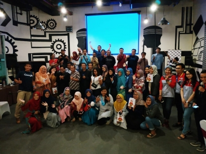 "Connecting Happiness" bersama JNE dan Komunitas Blogger di Kota Bunga