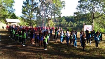Pupuk Persaudaraan, Pramuka KKM Genteng Banyuwangi Gelar Maswangi Camp 2018