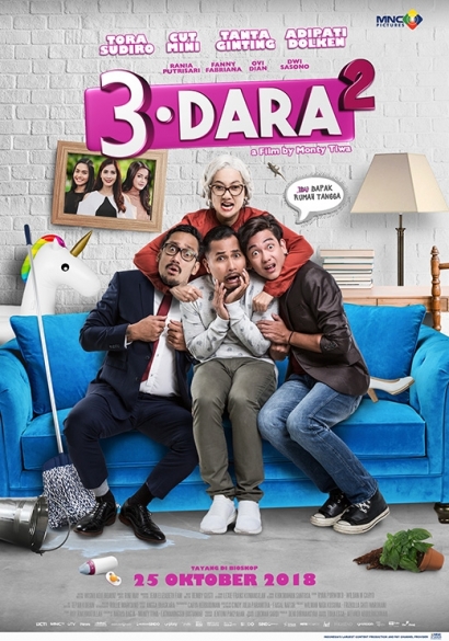 Film "3 Dara 2", Ketika Suami di Rumah dan Istri yang Bekerja