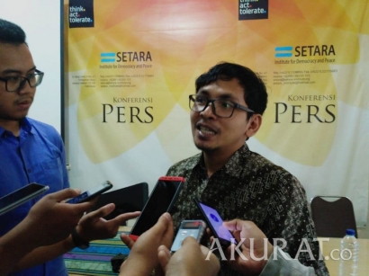 Setara Institute Rilis Pelanggaran Kebebasan Beragama, Tertinggi di Jakarta