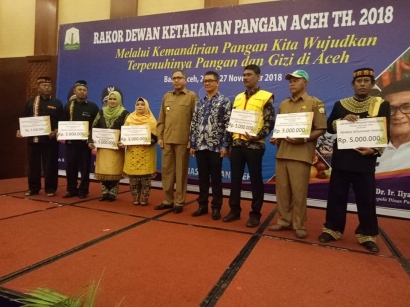 Mantap, Tiga Wakil Gayo Raih Anugrah Adhi Karya Pangan Aceh