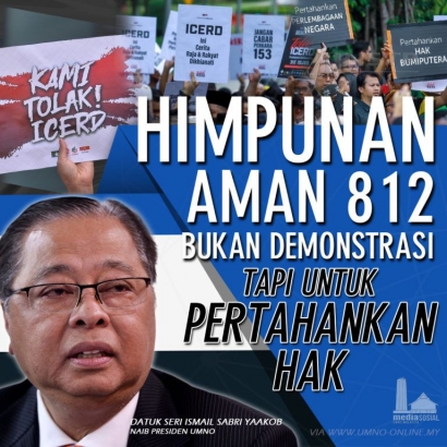 Di Indonesia ada Gerakan 212, Di Malaysia ada Himpunan Aman 812