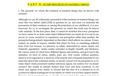 Analisis Literatur Cartesian, Principles of Philosophy [15]