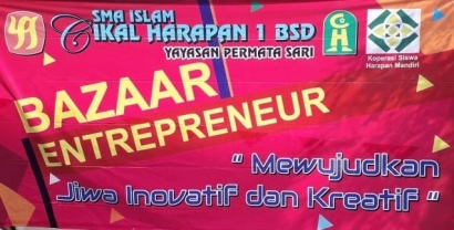 SMA Islam Cikal Harapan 1 Menggelar Bazaar Enterpreneur