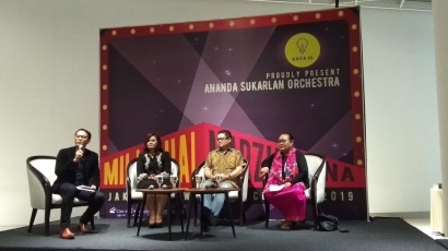 Kreasi "Millenial Marzukiana" Ananda Sukarlan dalam Semarak Jakarta New Year's Concert 2019