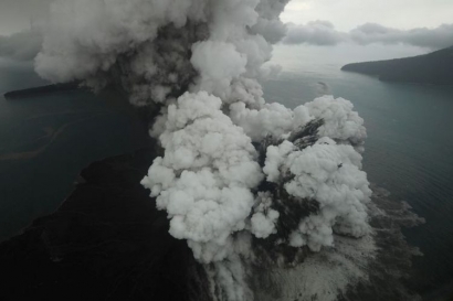 Penelitian 2012: Tsunami Selat Sunda Bisa Dicegah dengan Deteksi Cepat Reruntuhan Anak Krakatau