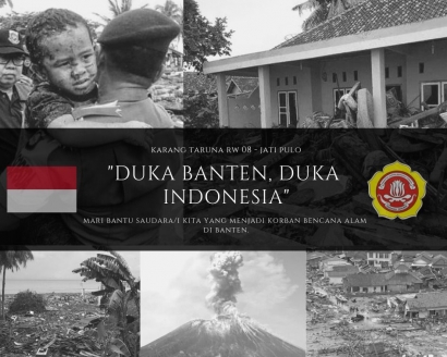 Karang Taruna Unit RW 08 Jatipulo Jakarta Barat Himpun Donasi untuk Korban Tsunami Selat Sunda
