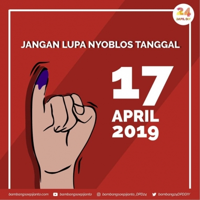 Bambang Soepijanto Ingatkan Warga Yogyakarta untuk Gunakan Hak Pilihnya