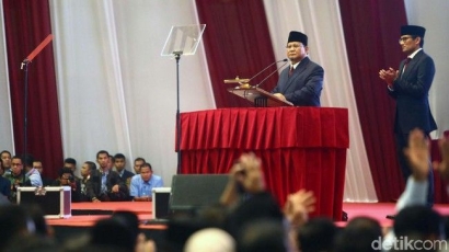 Pidato Kebangsaan "Indonesia Menang", Prabowo Subianto Mengajak Rakyat Mengubah Nasib
