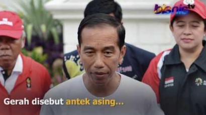 Bahas Antek Asing, Jokowi Mulai Baper