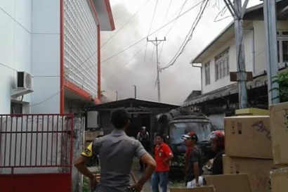 Kantor Telkom Terbakar, Layanan Online di Ambon Lumpuh