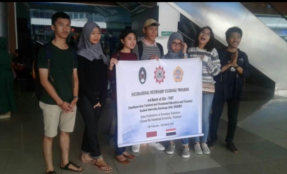 13 Mahasiswa Magang Politeknik Negeri Sriwijaya Berangkat ke Thailand dan Filipina