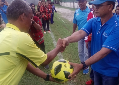 207 Tim Berlaga di Turnamen Sepak Bola Piala Bupati Bangka