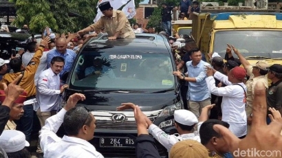 Terkuak, Mobil Ketua Garis yang Dipakai Prabowo di Cianjur Menunggak Pajak 6 Tahun