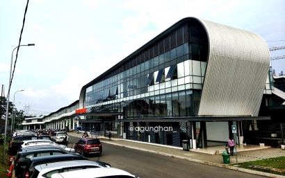 Pangling Penampilan Stasiun Cisauk, Terintegrasi dengan Pasar Modern dan Terminal Intermoda BSD City