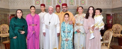 Di Maroko, Paus Fransiskus Disambut Kidung 3 Agama