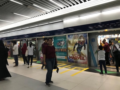 Pengalaman Uji Coba MRT Jakarta