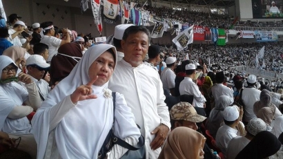 Suasana Kampanye Akbar Prabowo di GBK