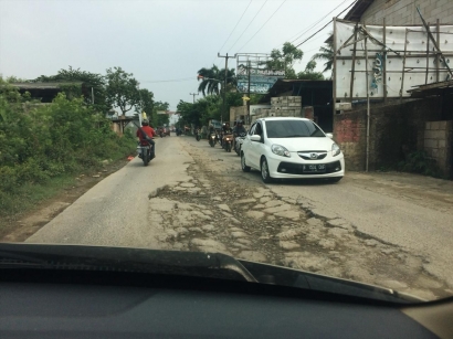 Jalanan Rusak Parah, Ini Tanggapan Humas Kabupaten Bekasi