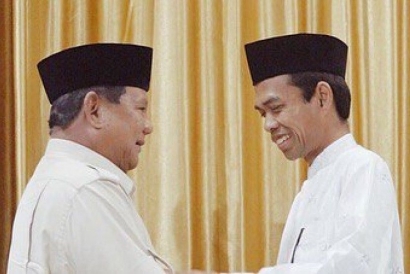 The Power of UAS Mendongkrak Jumlah Pendukung Prabowo