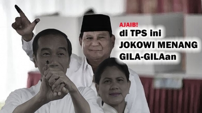 Hasil Perhitungan Suara di TPS Ini, Jokowi Menang Gila-gilaan